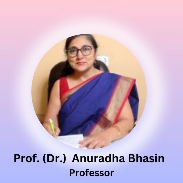 Prof.(Dr.) Anuradha Bhasin
