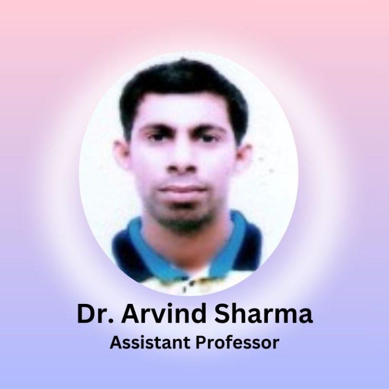 Dr. Arvind Sharma