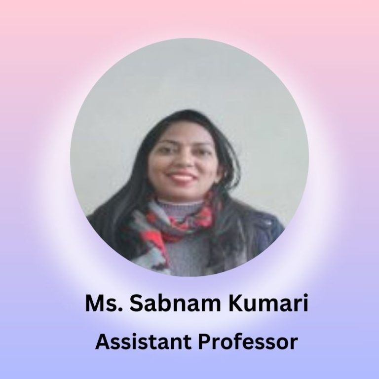 Ms. Sabnam Kumari