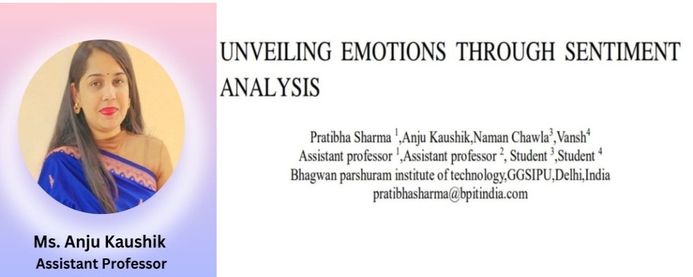 Anju Kaushik is an Assistant Professor in the Department of Computer Science & Engineering at Bhagwan Parshuram Institute of Technology (BPIT), Delhi, with over six years of professional experience spanning both academia and industry. She has expertise in teaching core computer science subjects, mentoring students, and contributing to research and academic development. She is currently pursuing her Ph.D. in Computer Science & Engineering from Indira Gandhi Delhi Technical University for Women (IGDTUW), Delhi. Her research interests include Artificial Intelligence, Machine Learning, Deep Learning, Data Analytics, Healthcare Informatics, Explainable Artificial Intelligence (XAI), Human–Robot Collaboration, and Intelligent Decision Support Systems. She has published research papers in reputed international conferences and journals and actively participates in academic research, innovation, and interdisciplinary collaborations.
